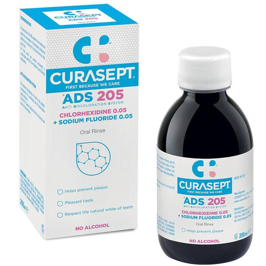Curasept Rinse 0.05% Chlorhexidine & 0.05% Fluoride - 200ml