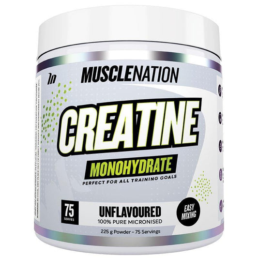 Muscle Nation Creatine Monohydrate - 225g - Auzzistore