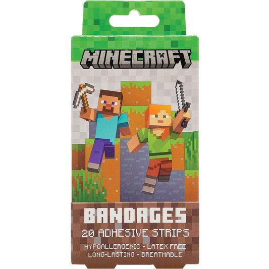 Minecraft Bandages - 20 Pack of Creative Adhesive Strips