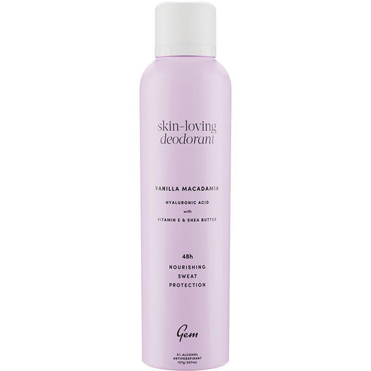 Gem Skin-Loving Deodorant 207ml - 48h Protection Vanilla Macadamia