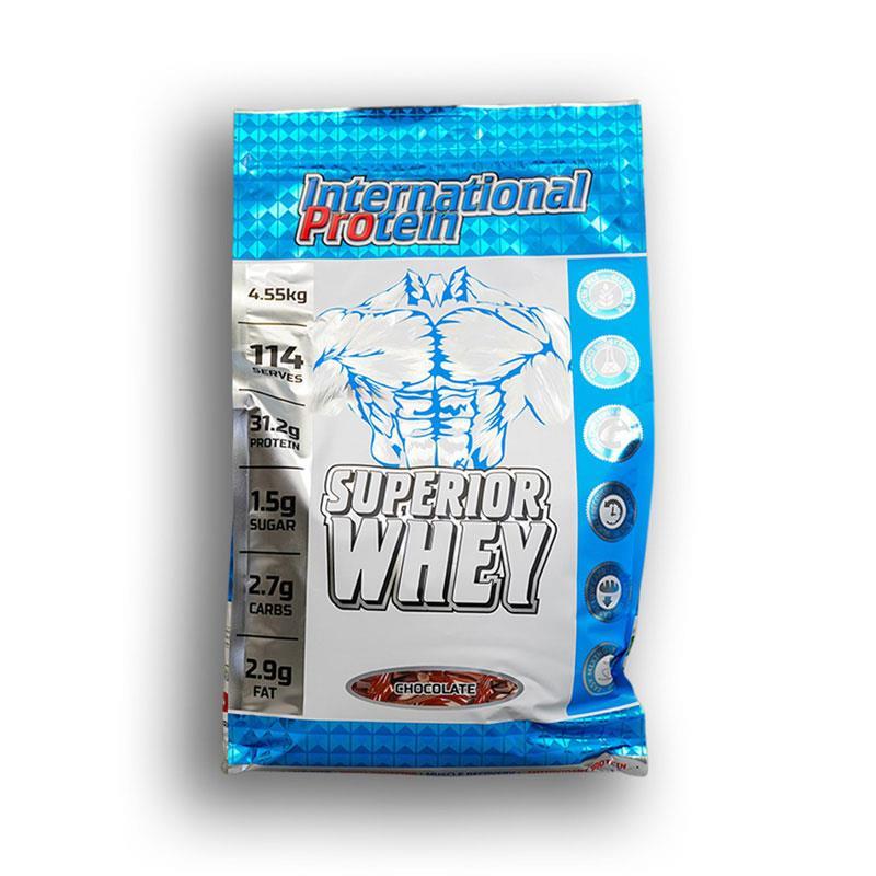 International Protein Superior Whey Protein Powder - Chocolate Flavor (4.55kg)-Auzzi Store
