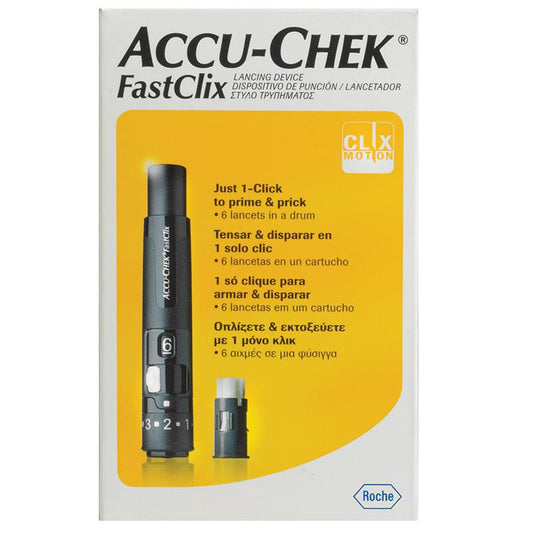 Accu-Chek FastClix Lancing Device for Pain-Free Blood Testing-Auzzi Store