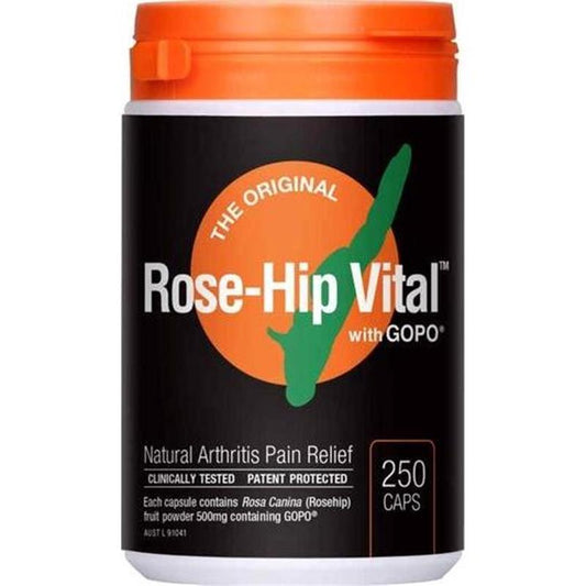 Rose-Hip Vital 250 Capsules - Natural Joint Health Support-Auzzi Store