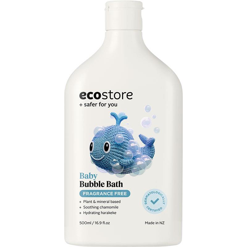 Ecostore Baby Fragrance Free Bubble Bath 500ml - Gentle & Soothing