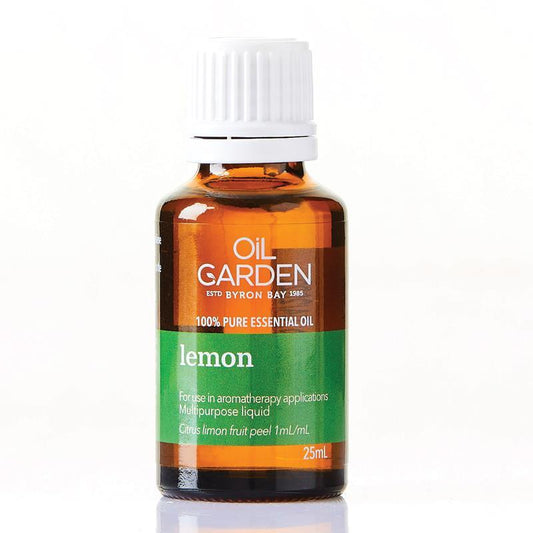 Oil Garden Lemon Essential Oil - 25ml for Invigorating Aromatherapy-Auzzi Store