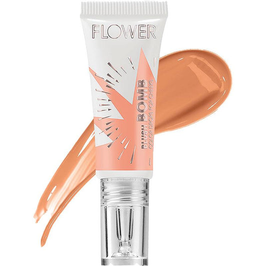 Flower Blush Bomb Color Drops for Cheeks Nectar