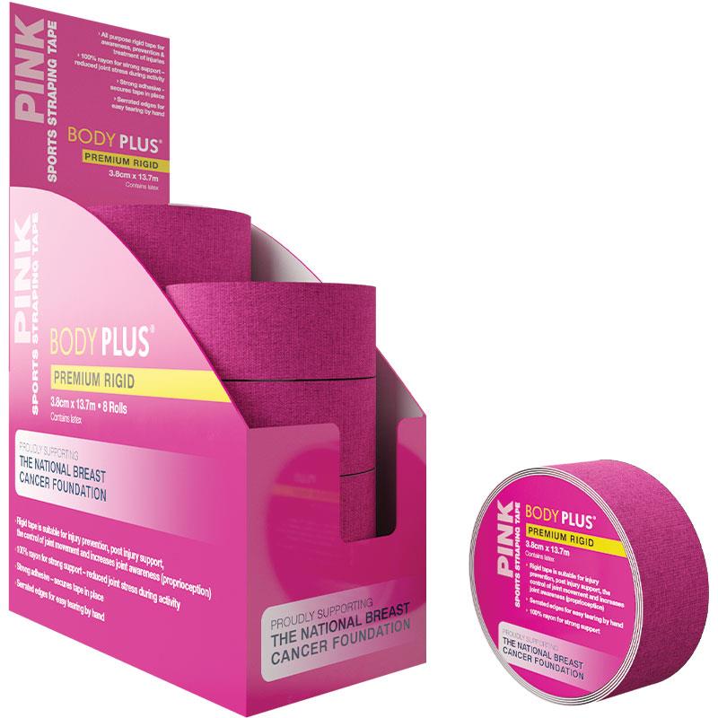 Body Plus Rigid Tape Pink - 3.8cm x 13.7m – Auzzi Store