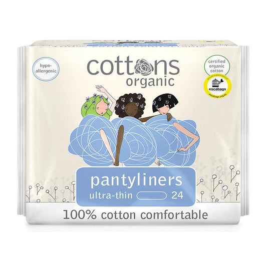Cottons Panty Liners - 24 Pack for Everyday Protection-Auzzi Store