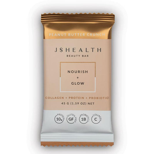 JSHEALTH Peanut Butter Crunch Beauty Bar 45g - Nourish & Glow - Auzzistore