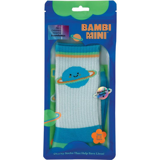 Bambi Mini Co. Charity Socks - Happy Dreams Planet (Teen 9-12yrs) 2025