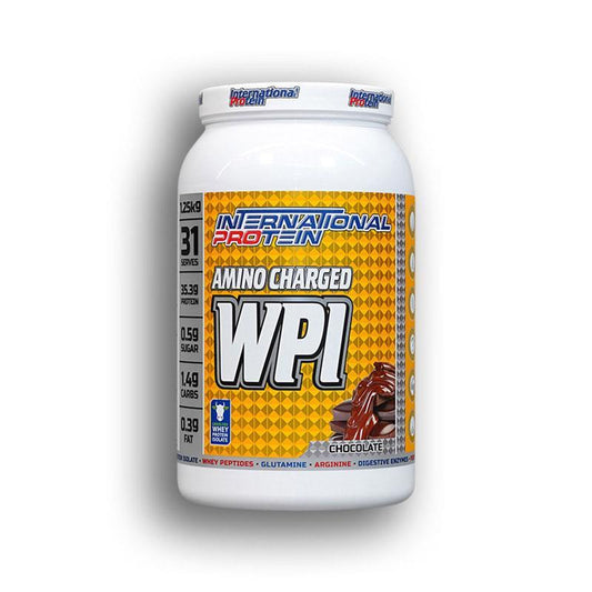 International Protein Amino Charged WPI Chocolate 1.25kg - Premium Protein for Muscle Recovery-Auzzi Store
