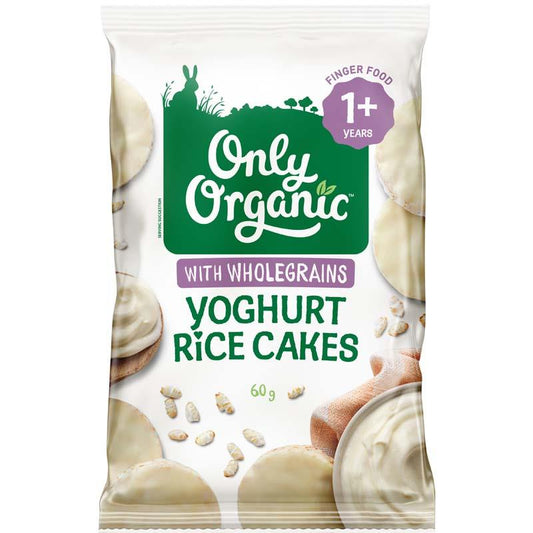 Only Organic Yoghurt Rice Cake 60g - Deliciously Healthy Snack-Auzzi Store