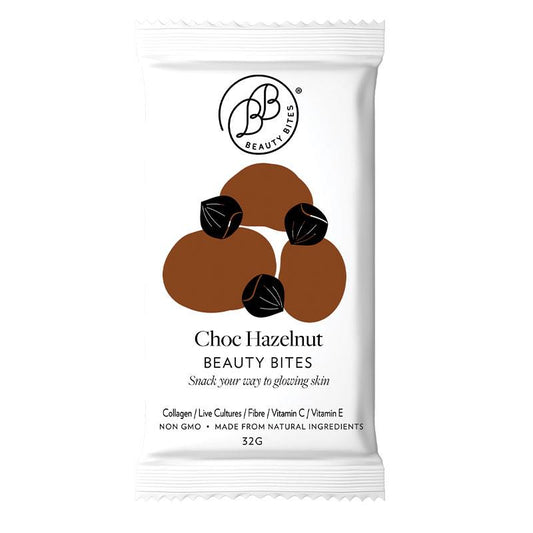 Krumbled Beauty Bites Choc Hazelnut 32g - Delicious Skin & Gut Enhancer