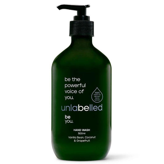 Unlabelled Vanilla Bean Coconut & Grapefruit Hand Wash - 500ml