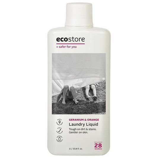 Ecostore Laundry Liquid - Geranium & Orange 1L - Auzzi Store