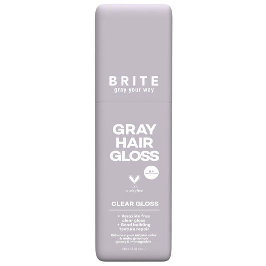 Brite Gray Hair Gloss 100ml - Shine and Manageability for Gray Hair