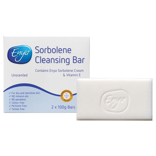 Enya Sorbolene Moisturizing Cleansing Bar - 2 Pack