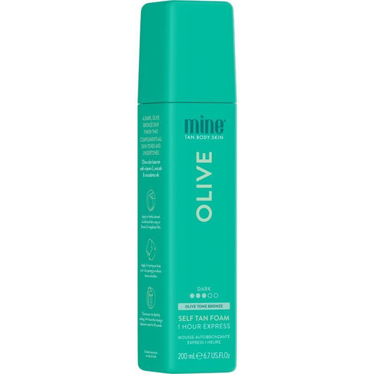 MineTan Olive 1 Hour Express Self Tan Foam 200ml - Natural Olive Undertones for a Flawless Tan - Auzzi Store