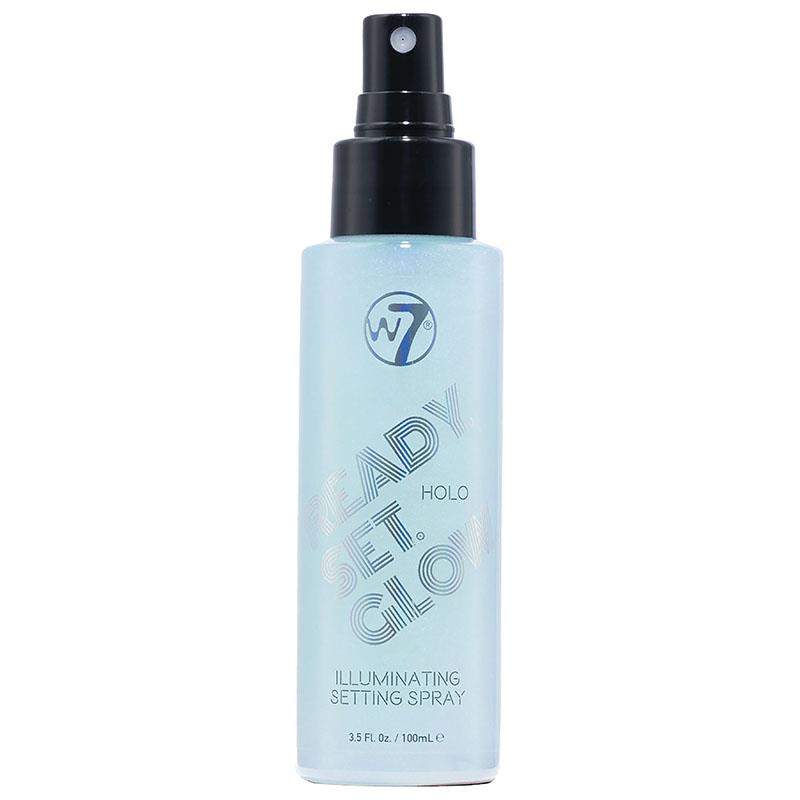W7 Ready Set Glow Lluminating Setting Spray Holo