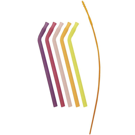 B.Box Silicone Straws - Very Berry 5 Pack