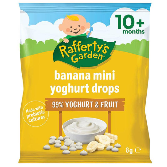 Raffertys Garden Mini Yoghurt Drops - Banana 8g