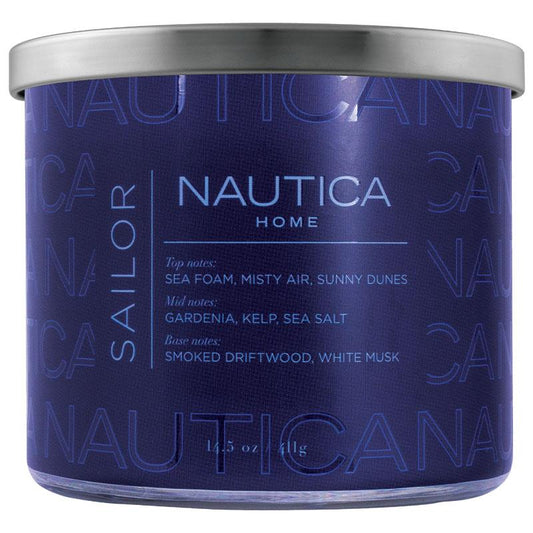 Nautica Home Sailor Candle 411g - Embrace the Ocean Breeze