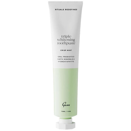 Gem Triple Whitening Toothpaste - Crisp Mint 100g