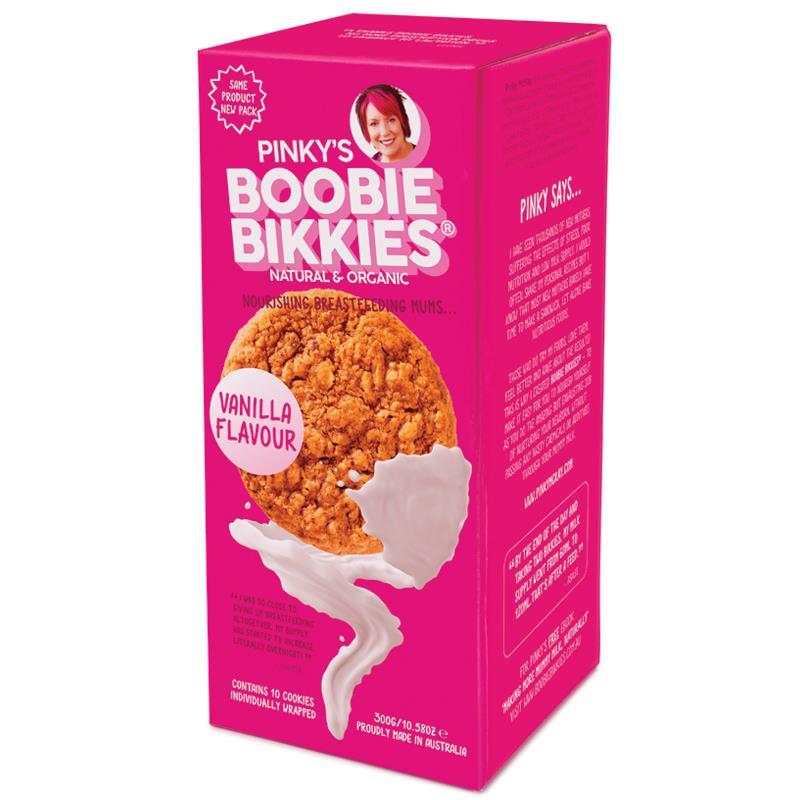 Pinky's Boobie Bikkies Vanilla Flavour 10 Pack - Nourishing Snack for Breastfeeding Moms - Auzzi Store