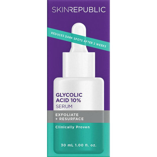 Skin Republic Glycolic Acid 10% Exfoliating Serum - 30ml