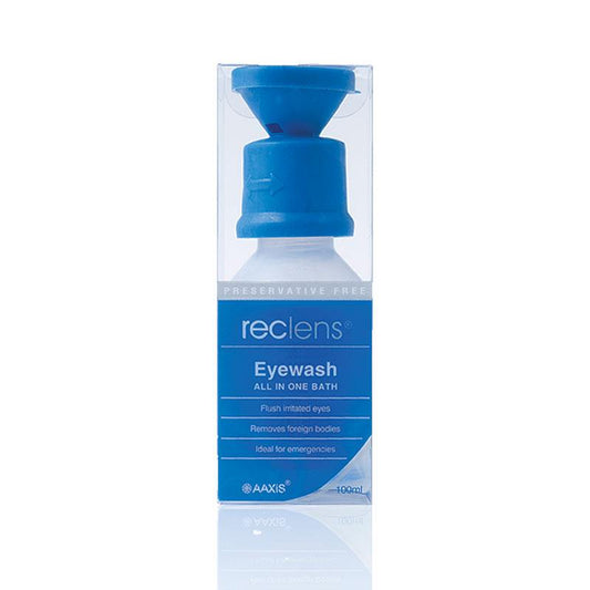 Reclens Eyewash with Eye Cup - Emergency Eye Care (100ml) - Auzzi Store