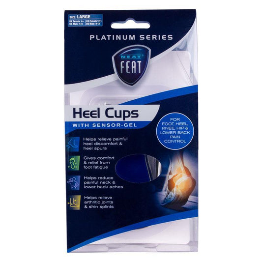 Neat Feat Gel Heel Cups - Large Size for Ultimate Comfort - Auzzi Store