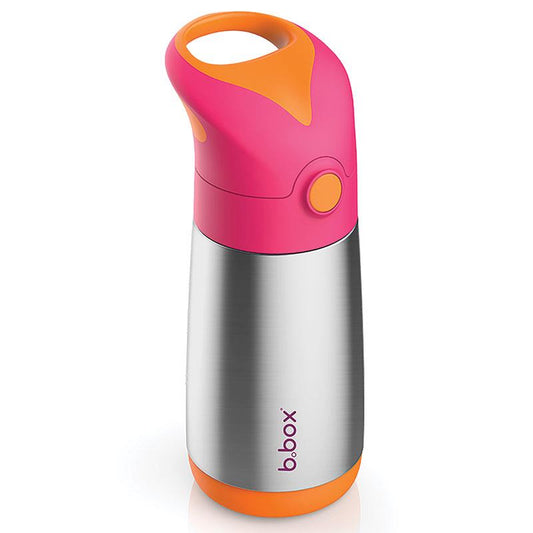 B.Box Insulated Drink Bottle - Strawberry Shake 350ml - Auzzi Store