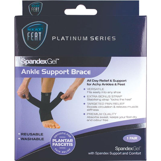 Neat Feat SpandexGel Ankle Support Brace - Large