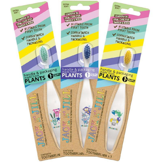 Jack N Jill Bio-Toothbrush Monkey - Eco-Friendly Kids Toothbrush - Auzzi Store