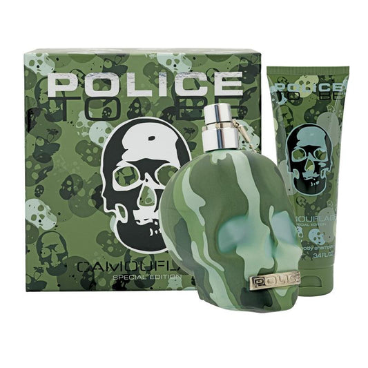 Police To Be Camouflage Eau de Toilette 75ml & Body Shampoo Set-Auzzi Store