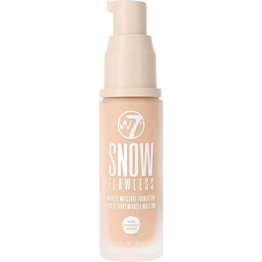 W7 Snow Flawless Miracle Moisture Foundation Natural Beige