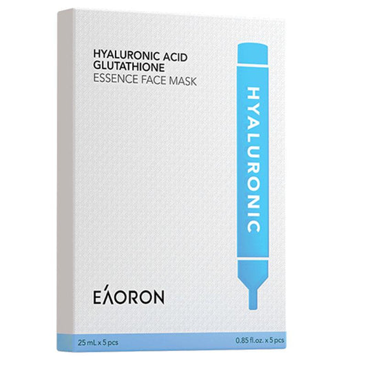Eaoron Hyaluronic Acid Glutathione Essence Face Mask - 5 Pack