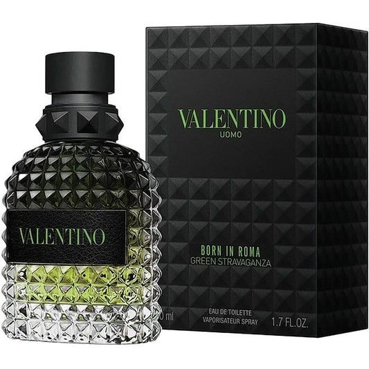 Valentino Uomo Born in Roma Green Stravaganza Eau de Toilette 50ml - A Bold Masculine Scent - Auzzistore