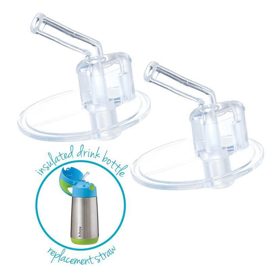 B.Box Insulated Drink Bottle Replacement Straw Tops (Twin Pack) - Auzzi Store