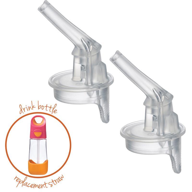 B.Box Tritan Drink Bottle Replacement Straw Tops (Twin Pack) - Auzzi Store