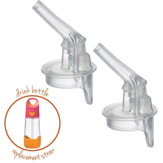 B.Box Tritan Drink Bottle Replacement Straw Tops (Twin Pack) - Auzzi Store