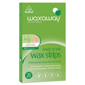 Waxaway Ready-to-Use Body Wax Strips – 20 Pre-Waxed, Salon Strength