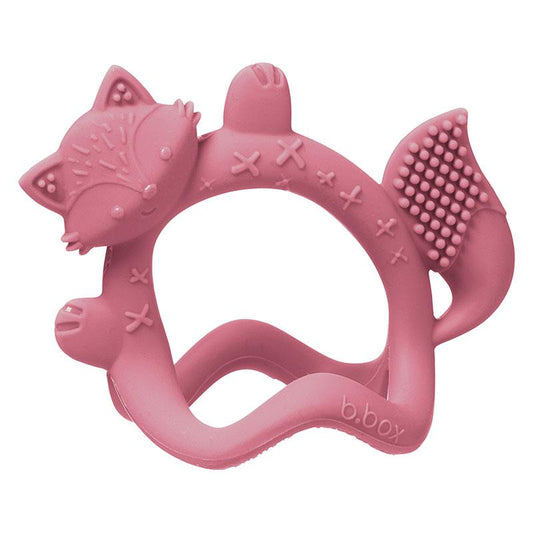 B.Box Wrist Teether Blush - Chic Teething Relief - Auzzistore