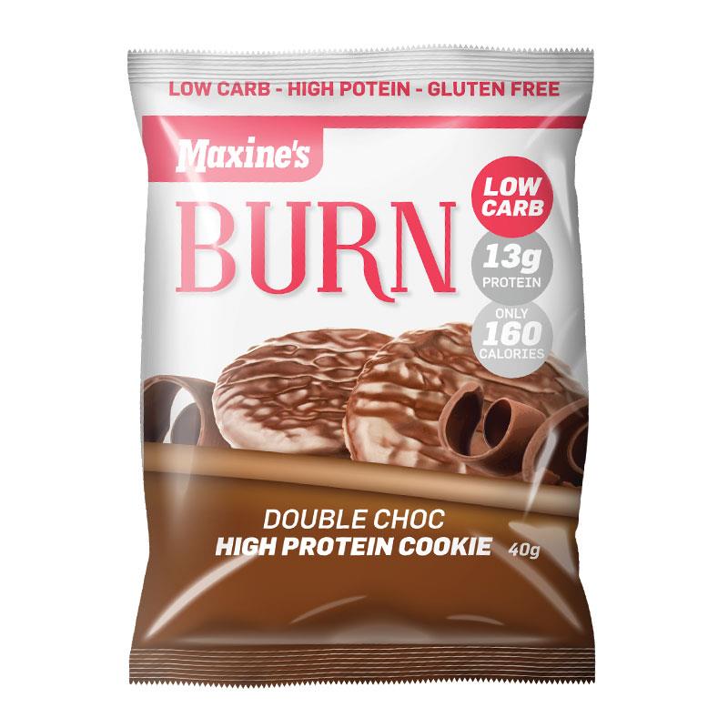 Maxine's Burn Cookie Double Choc - 40g Protein Treat - Auzzi Store