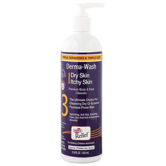 Hope's Relief Derma Wash 350ml - Eczema & Sensitive Skin Solution-Auzzi Store
