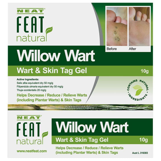 Neat Feat Natural Willow Wart Wart and Skin Tag Gel 10g - Effective Natural Treatment - Auzzi Store