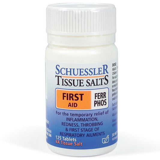Ferr Phos First Aid Tissue Salts - 125 Tablets-Auzzi Store