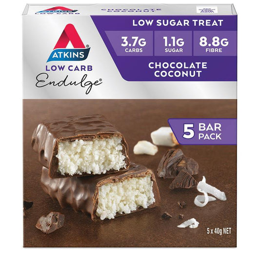 Atkins Endulge Chocolate Coconut 200g - Low Carb Treats (5 Pack)-Auzzi Store