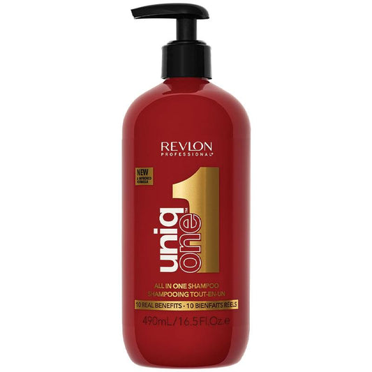 Revlon UniqOne One Shampoo 490ml - 10 Benefits in One Shampoo - Auzzistore
