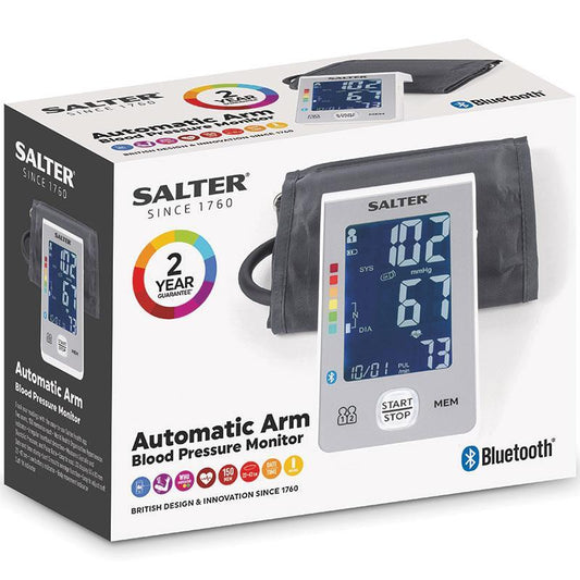 Salter Bluetooth Automatic Arm Blood Pressure Monitor - Smart Health Tracking